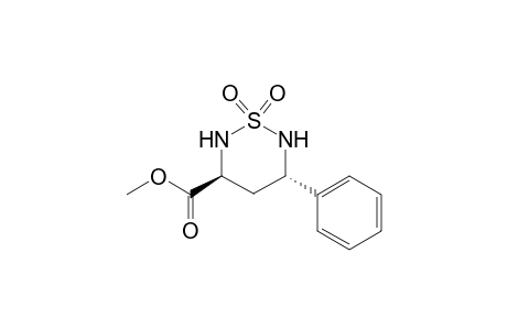 trans-methyl (3S)-5-phenyl-1,2,6-thiadiazinane-3-carboxylate 1,1-dioxide