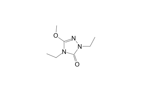 2,4-Diethyl-5-methoxy-2,4-dihydro-3H-1,2,4-triazol-3-one