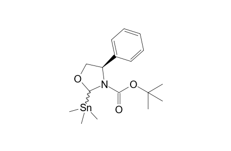 (2S,4R)-4-phenyl-2-trimethylstannyl-3-oxazolidinecarboxylic acid tert-butyl ester