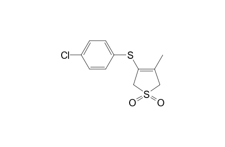 3-[(4-Chlorophenyl)thio]-4-methyl-2,5-dihydrothiophene 1,1-dioxide