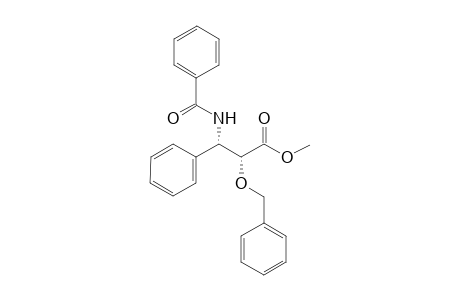 (2R,3S)-3-benzamido-2-benzoxy-3-phenyl-propionic acid methyl ester