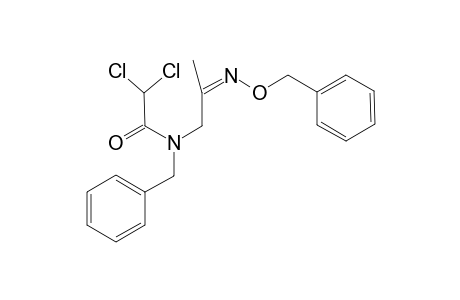 2,2-Diichloro-N-(2-phenylmethoxyiminopropyl)-N-(phenylmethyl)acetamide
