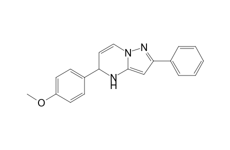 5-(4'-Methoxyphenyl)-2-phenyl-4,5-dihydropyrazolo[1,5-a]pyrimidine