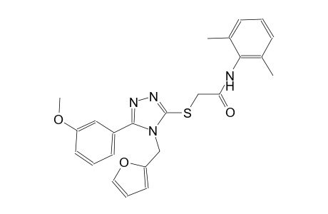 N-(2,6-dimethylphenyl)-2-{[4-(2-furylmethyl)-5-(3-methoxyphenyl)-4H-1,2,4-triazol-3-yl]sulfanyl}acetamide