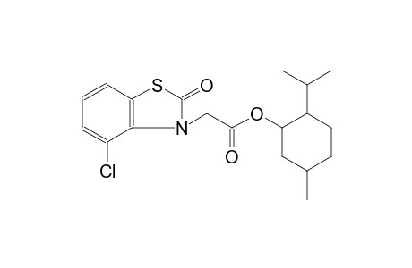 2-isopropyl-5-methylcyclohexyl (4-chloro-2-oxo-1,3-benzothiazol-3(2H)-yl)acetate