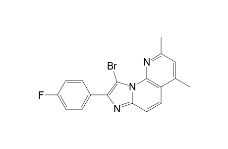 1-BrOMO-6,8-DIMETHYL-2-(4-FLUOROPHENYL)-IMIDAZO-[1,2-A]-[1,8]-NAPHTHYRIDINE
