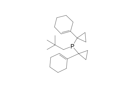 bis[1-(1-cyclohexenyl)cyclopropyl]-(2,2-dimethylpropyl)phosphine