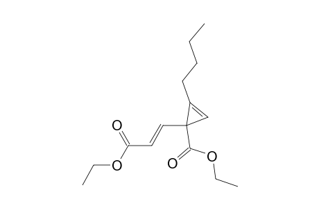 2-Cyclopropene-1-carboxylic acid, 2-butyl-1-(3-ethoxy-3-oxo-1-propenyl)-, ethyl ester