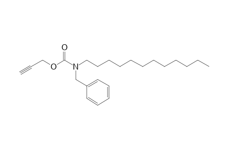 Carbonic acid, monoamide, N-benzyl-N-dodecyl-, propargyl ester