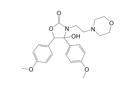 2(3H)-Oxazolone, dihydro-4-hydroxy-4,5-bis(4-methoxyphenyl)-3-[2-(4-morpholinyl)ethyl]-