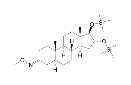 Monomethyloxime,bis(trimethylsilyl)-16.alpha.-Hydroxy-5.alpha.-dihydrotestosterone