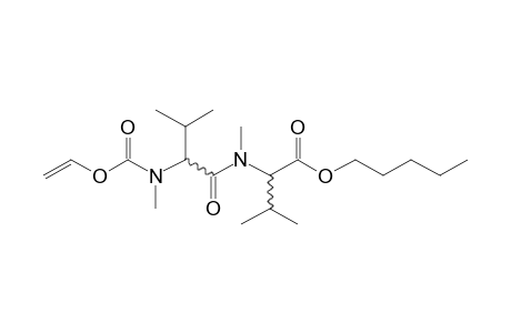 dl-Valyl-dl-valine, N,N'-dimethyl-N'-vinyloxycarbonyl-, pentyl ester