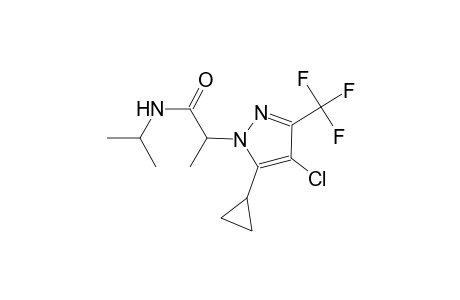 2-[4-chloro-5-cyclopropyl-3-(trifluoromethyl)-1H-pyrazol-1-yl]-N-isopropylpropanamide