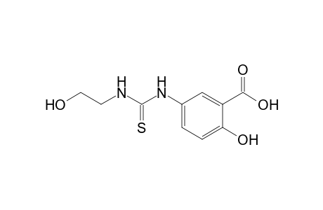 2-Hydroxy-5-(2-hydroxyethylcarbamothioylamino)benzoic acid