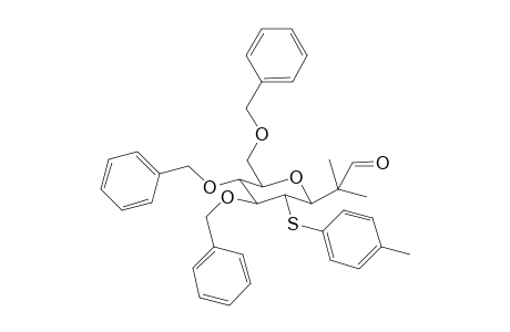 2-formylisopropyl 2-(4-methylphenylsulfide)-3,4,6-tri-O-benzyl-b-C-glucoside