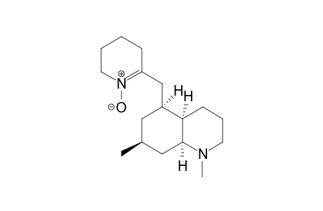Decahydro-1,7-dimethyl-5-[(3',4',5',6'-tetrahydro-1'-oxidopyridin-2'-yl)methyl]-quinoline