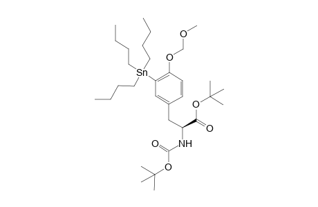 (S)-tert-Butyl 3-Tributylstannyl-4-(methoxymethoxy)-N-(tert-butoxycarbonyl)tyrosine