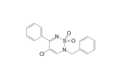 2-Benzyl-5-phenyl-4-chloro-1,2,6-thiadiazine - 1,1-dioxide