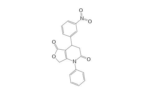 Furo[3,4-b]pyridine-2,5(1H,3H)-dione, 4,7-dihydro-4-(3-nitrophenyl)-1-phenyl-