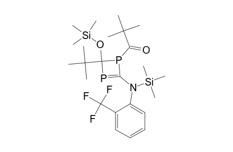 1-[2-(1,1-DIMETHYLETHYL)-4-([2-(TRIFLUORMETHYL)-PHENYL]-(TRIMETHYLSILYL)-AMINO]-2-(TRIMETHYLSILOXY)-1,3-DIPHOSPHET-1(2H)-YL]-2,2-DIMETHYLPROPANONE