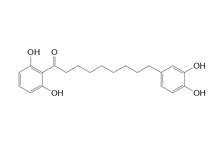 1-(2,6-Dihydroxyphenyl)-9-(3,4-dihydroxyphenyl)nonan-1-one
