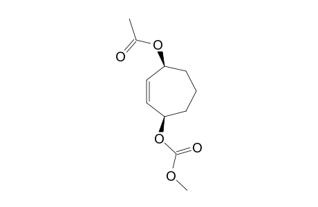 (1S,4R)-4-Acetoxy-2-cycloheptenyl methyl carbonate