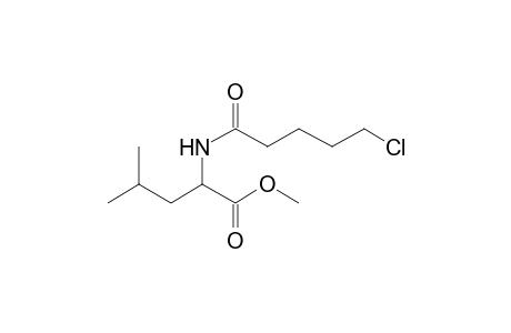 l-Leucine, N-(5-chlorovaleryl)-, methyl ester