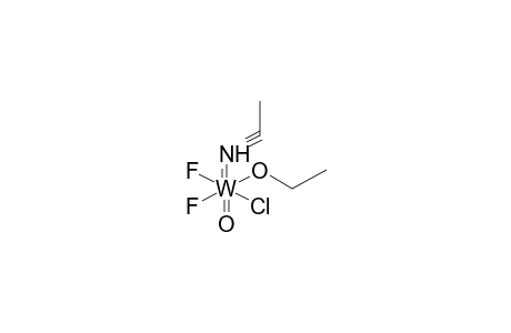 CIS-DIFLUOROCHLOROETHOXYOXOTUNGSTENE-ACETONITRIL COMPLEX