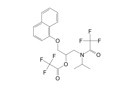 2-[Isopropyl(trifluoroacetyl)amino]-1-[(1-naphthyloxy)methyl]ethyl trifluoroacetate