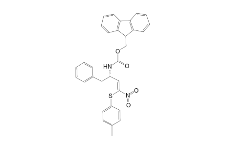 3-Benzyl-1-(tolylthio)-3-(N-fluoren-9-ylmethoxycarbonyl)-1-nitropropene