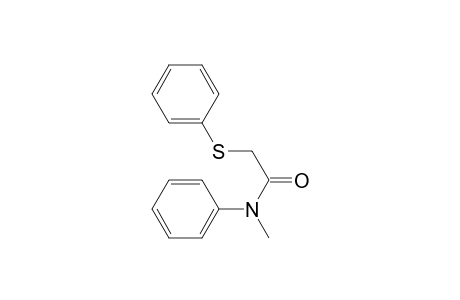 Acetamide, N-methyl-N-phenyl-2-phenylsulfanyl-