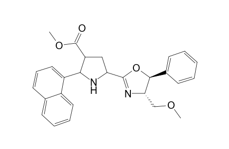 5-((4S,5S)-4-Methoxymethyl-5-phenyl-4,5-dihydro-oxazol-2-yl)-2-naphthalen-1-yl-pyrrolidine-3-carboxylic acid methyl ester