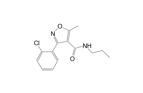 3-(2-chlorophenyl)-5-methyl-N-propyl-4-isoxazolecarboxamide