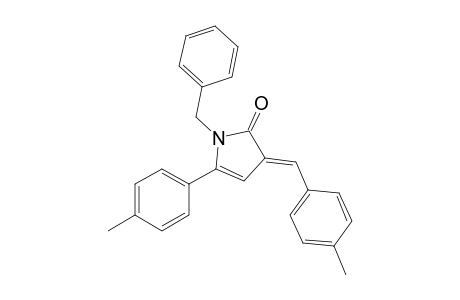 3-(4'-Methylbenzylidene)-1-benzyl-1,3-dihydro-5-(p-methylphenyl)-2H-pyrrol-2-one