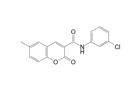 N-(3-Chlorophenyl)-6-methylcoumarin-3-carboxamide
