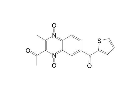 1-[1,4-Dioxide-3-methyl-7-(thiophene-2-carbonyl)quinoxalin-2-yl]ethanone