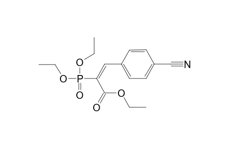 Ethyl (2Z)-3-(4-cyanophenyl)-2-(diethoxyphosphoryl)-2-propenoate