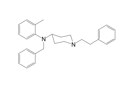 N-Benzyl-N-(2-methylphenyl)-1-(2-phenylethyl)piperidin-4-amine