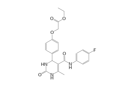 ethyl (4-{5-[(4-fluoroanilino)carbonyl]-6-methyl-2-oxo-1,2,3,4-tetrahydro-4-pyrimidinyl}phenoxy)acetate