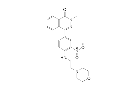 2-methyl-4-(4-{[2-(4-morpholinyl)ethyl]amino}-3-nitrophenyl)-1(2H)-phthalazinone