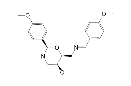 CIS-2-(PARA-ANISYL)-5-HYDROXY-CIS-6-[N-(PARA-ANISYL)-AMINOMETHYL]-1,3-OXAZANE