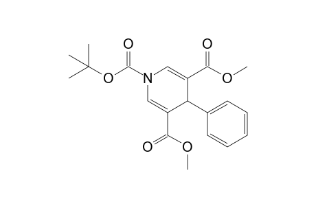 Dimethyl 1-[(t-butoxy)carbonyl]-1,4-dihydro-4-phenylpyridine-3,5-dicarboxylate