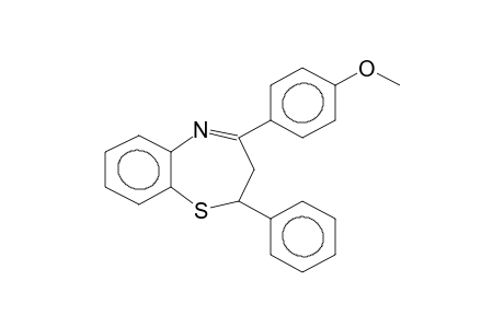 2,3-DIHYDRO-2-PHENYL-4-(4-METHOXYPHENYL)-1,5-BENZOTHIAZEPINE