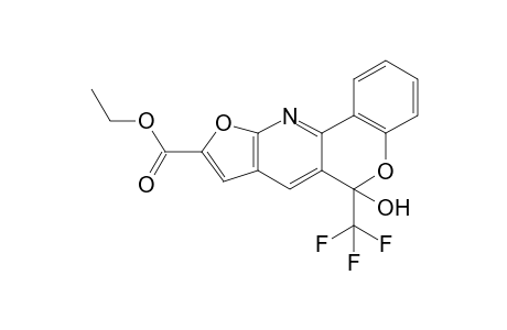 Ethyl 6-Hydroxy-6-(trifluoromethyl)-6H-chromeno[4,3-b]furo[3,2-e]pyridine-9-carboxylate