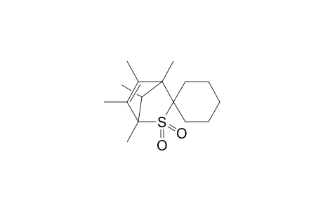 1',4',5',6',,(anti-7')-Pentamethylspiro[cyclohexane-1,3'-(2-thiabicyclo[2.2.1]hept-5-ene)] - 2',2'-dioxide