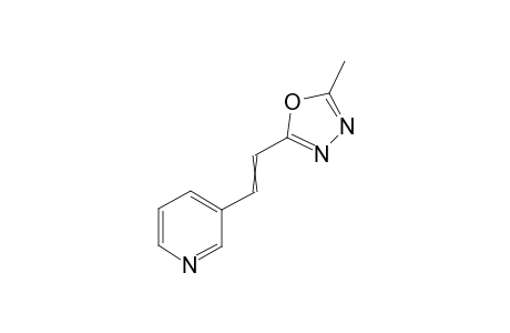 5-Methyl-2-[2-(3-pyridyl)ethenyl]-1,3,4-oxadiazole