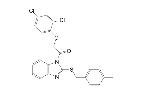 1-[(2,4-dichlorophenoxy)acetyl]-2-[(4-methylbenzyl)sulfanyl]-1H-benzimidazole
