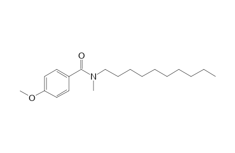 Benzamide, 4-methoxy-N-methyl-N-decyl-