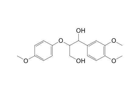 1-(3,4-dimethoxyphenyl)-2-(p-methoxyphenoxy)-1,3-propanediol