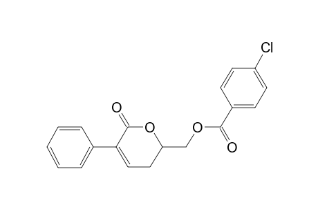 (6-oxidanylidene-5-phenyl-2,3-dihydropyran-2-yl)methyl 4-chloranylbenzoate